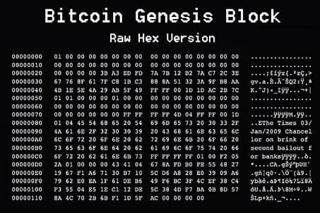 Bitcoin genesis block