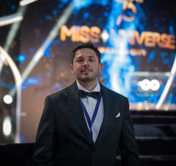 Felipe at Miss Universe event
